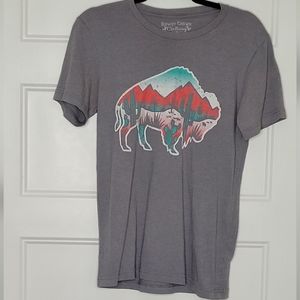 Rowdy Crowd Clothing Bison Raphic M